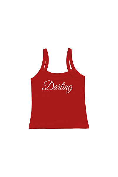 lethestudios Bluză cu bretele și imprimeu Darling