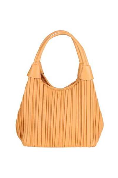 Paula Rossi Geantă de umăr, model cu pliuri , piele