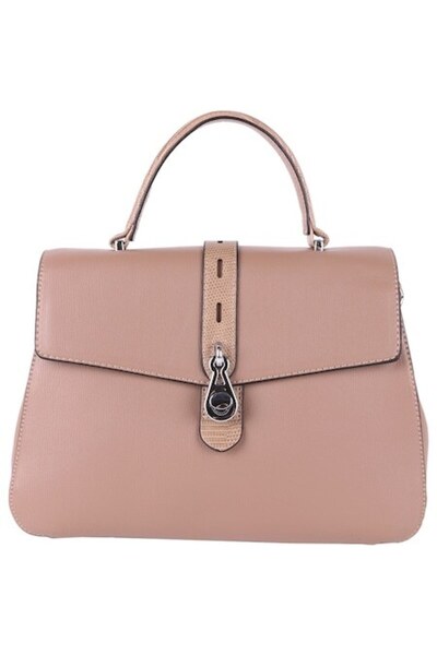 Paula Rossi Geantă de umăr pentru femei din piele cu animal print