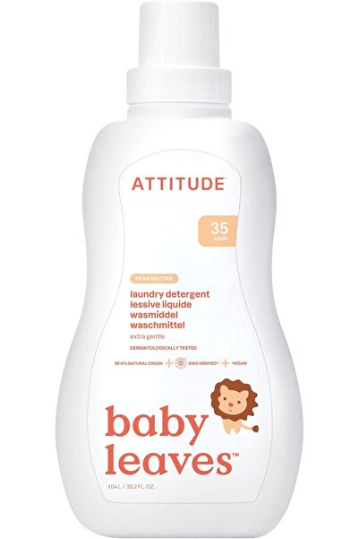 Attitude منظف ​​غسيل ملابس الأطفال، مضاد للحساسية، خالٍ من الصبغات، برائحة رح...