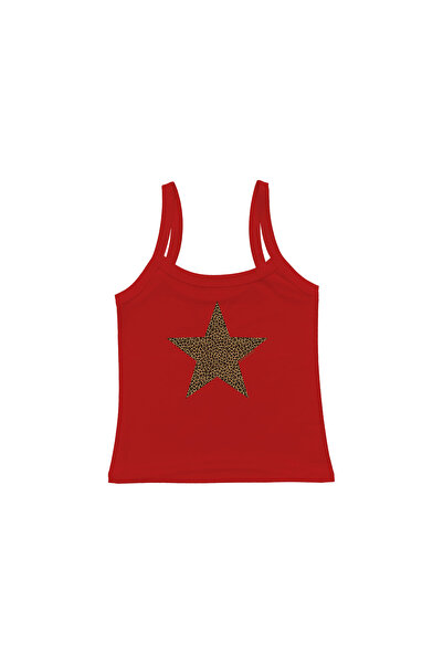 lethestudios Μπλούζα με τιράντες με σχέδιο λεοπάρ