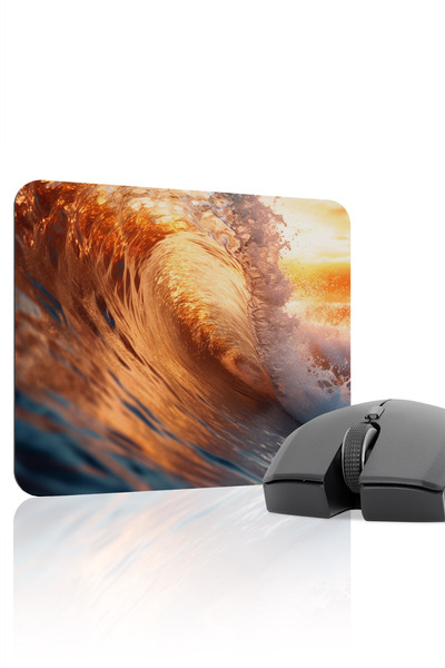 mousepad bastir Dalgalar Αντιολισθητικό Ραμμένο λαστιχένιο mousepad παιχνιδιώ...
