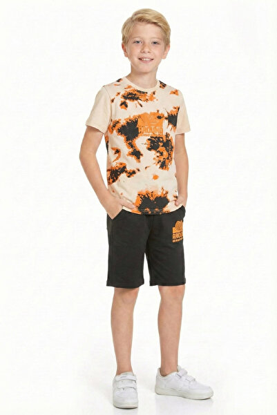 MODANINO Αγόρι με οπτικό σχέδιο και κάπρι Σετ πάνω-κάτω 3-10 ετών 12554