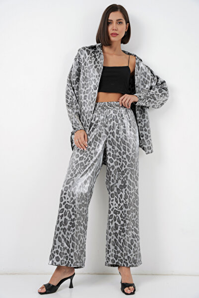 Bigdart 6699 imprimeu leopard set - Gri