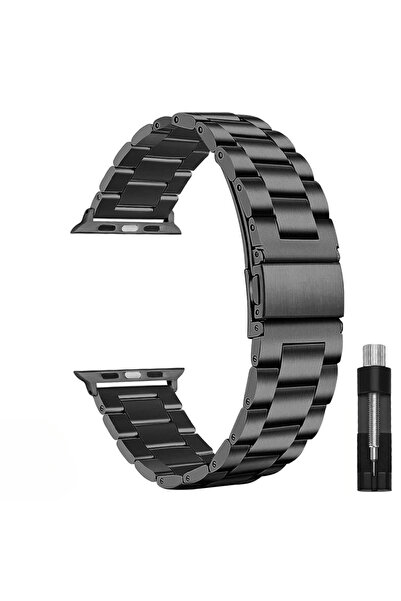 Nextron Watch 44-45-Watch 10-Watch 11 46-49mm Uyumlu Paslanmaz Çelik Metal Ba...