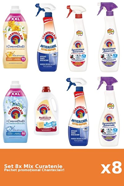 Chanteclair Set 8 Chanteclair Cleansing Mix: Lotus, Orange, White Musk, Rapid...