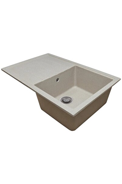 Hausberg Elmy SN9035DR-BEJ kitchen sink, granite-composite, beige, 1 right bo...