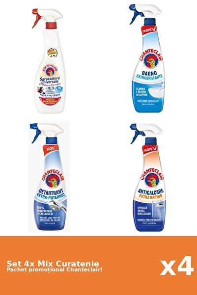 Chanteclair Set 4 Mix Curatenie Chanteclair: Marsilia, Rapid, Clasic, Puternic