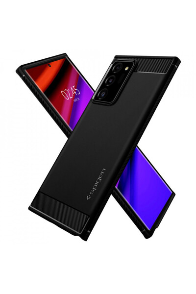 Spigen Husă pentru Samsung Galaxy Note 20 Ultra, Armură Robustă - Negru