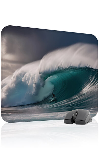 mousepad bastir Dalgalar Αντιολισθητικό Ραμμένο λαστιχένιο mousepad παιχνιδιώ...