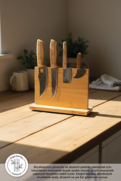 Bambum Magnet Mıknatıslı Bıçak Standı