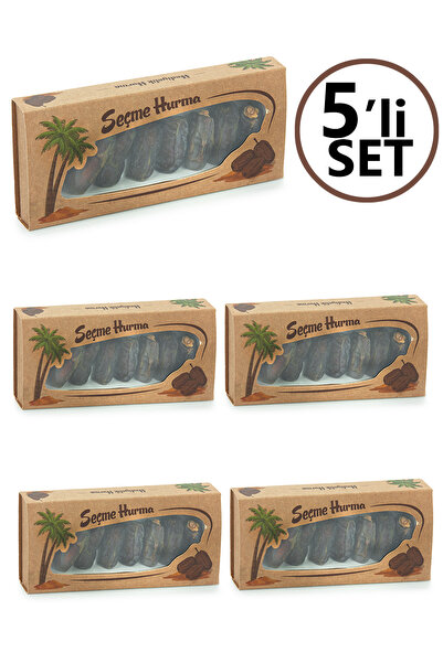 ihvan online 5 li Paket Hediyelik Özel Kutulu Hurma, İftarlık İkramlık Medine...