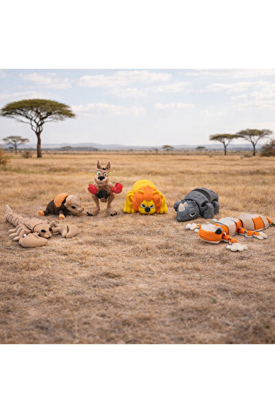 PrintForge Set de 6 figurine printate 3D Wild Power Pack, PrintForge®, articu...