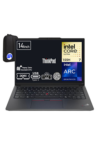 LENOVO ThinkPad E14 Gen 6 Ultra 7-155H 16GB 512GB SSD 14" WUXGA W11 Pro 21M70...