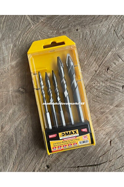 DMAX PRO ÇOK AMAÇLI UÇ SETİ AHŞAP METAL SAC MERMER DELME UCU 6-12 5PCS