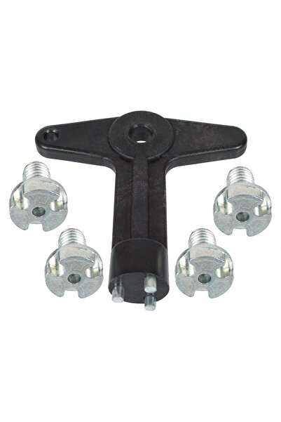 Farex Cheie pentru șurubul capacului de roată Renault + 4 șuruburi 18mm