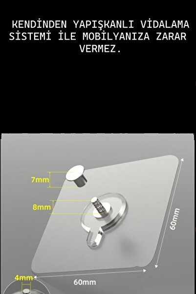 usin Vidasız Montajsız Kendinden Yapışkanlı LCD TV Kemeri Çoçuk Y Tipi Deprem Koruma Güvenlik Askısı