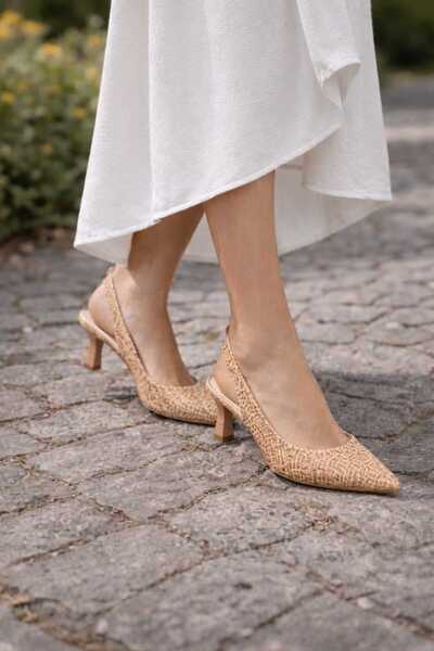 POTEEN Γυναικεία άνετα παπούτσια με τακούνι στιλέτο Leydi P0006