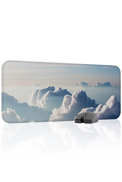 mousepad bastir Mousepad pentru jocuri Bulutlar antialunecare din cauciuc cus...