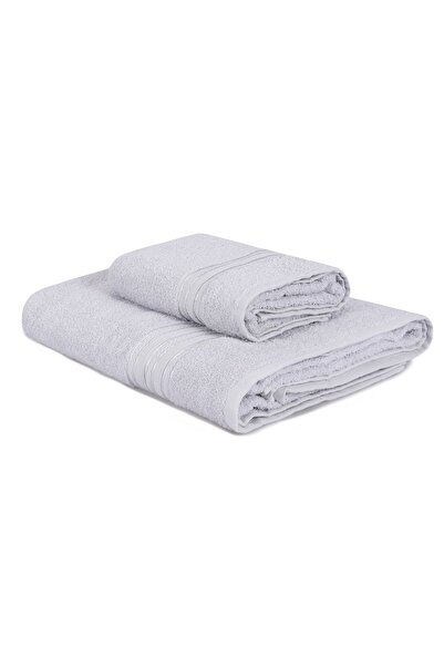 UnicUtil Set de prosoape 2 bucati, Premium Feel, UnicUtil, Gri