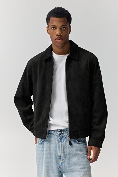 Pull & Bear Suni süet ceket