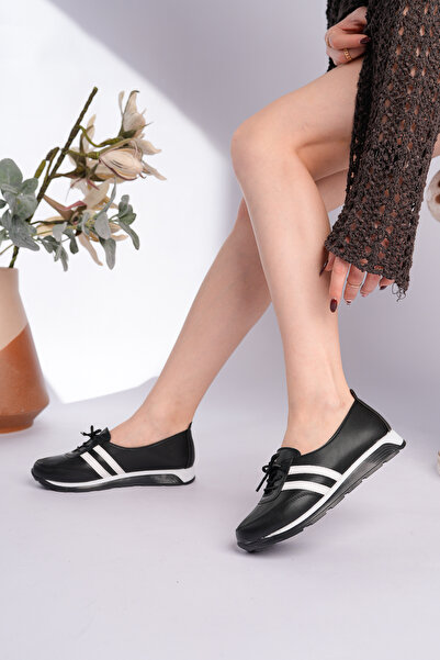 Ewen Tomm Kadın Günlük Sneaker Spor Ayakkabı Bağcıklı Rahat Taban