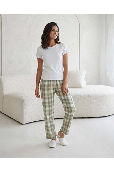REDTAG Women White Printed Pyjama Set