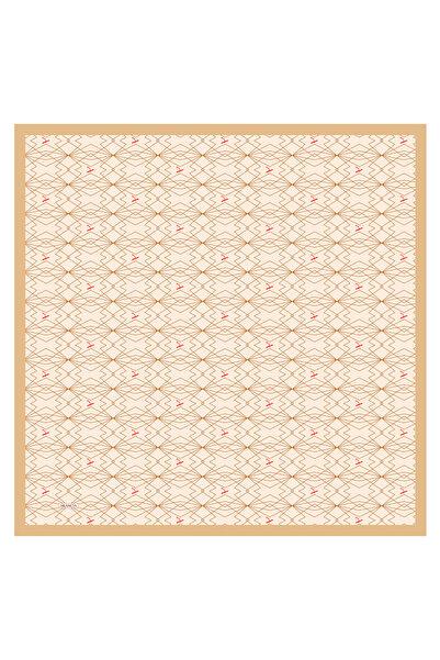 Arancia Yellow 90X90 Silk Twill Scarf