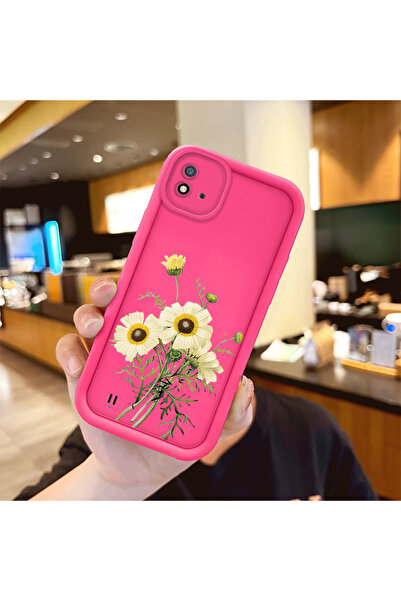 Hontinga حافظة هاتف Realme C11 2021 متوافقة مع السيليكون المقاوم للصدمات بالل...