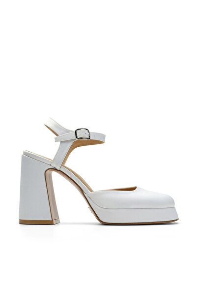 Jabotter Babs Saten 10 Cm Platform Topuklu Ayakkabı
