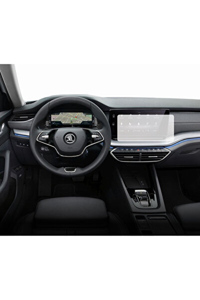 Duragon Folie Protectie Navigatie Skoda Octavia 2017-2019, Duragon, silicon