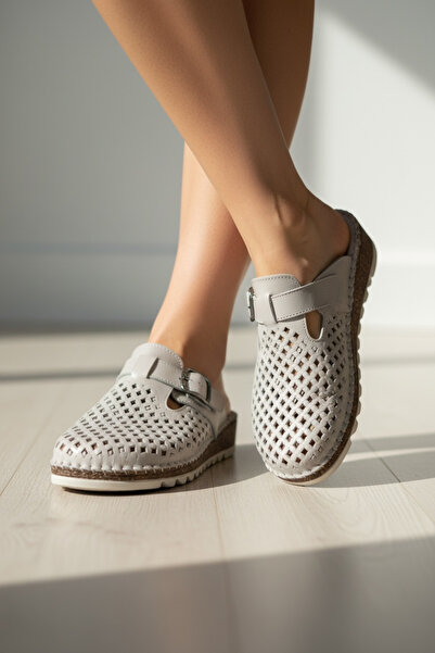 Cozi company Papuci de damă din piele naturală, ortopedici, cu talpă moale și...