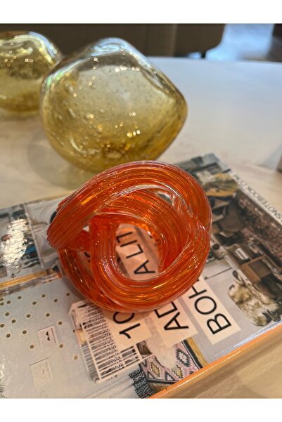 KARCILAR HOME STORE turuncu cam boğum