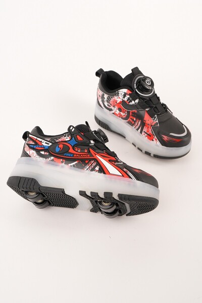 MUGGO Pato Children's Lighted Roller Skates with Wheels Sneakers Sports Shoes