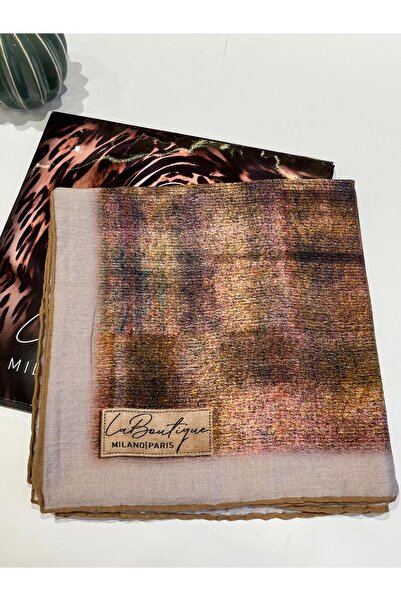 La Boutique Eşarp La Boutique Güz/Yaz Serinliği Desenli Eşarp