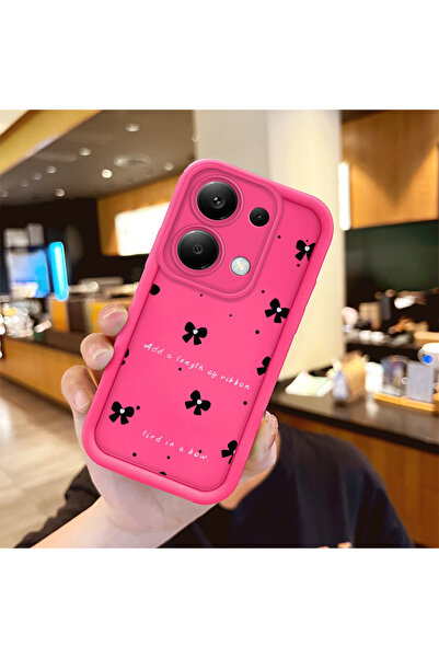 Hontinga Redmi Note 13 Pro 4g Compatible Little Bow Silicone Shockproof Rose ...