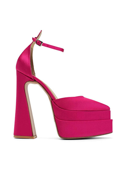 Jabotter Lizzy Saten 16 Cm Platform Topuklu Ayakkabı