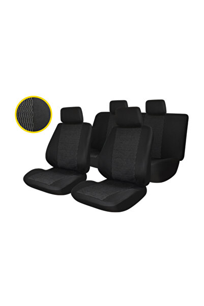 Profiller Σετ Καλύμματος Καθίσματος Κυκλοφορίας - Μαύρο 007