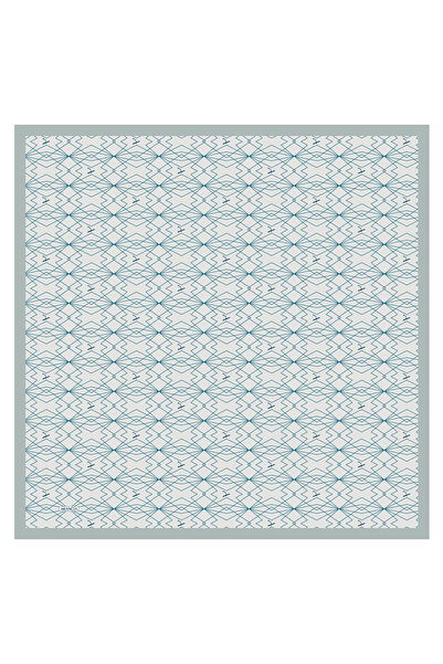 Arancia Eșarfă Mint 90X90 mătase Twill