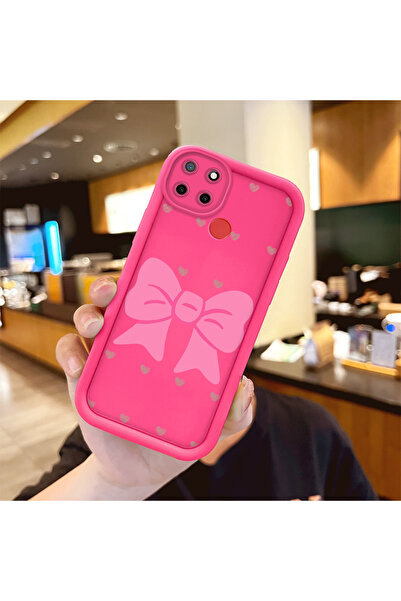 Hontinga حافظة هاتف Realme C25S متوافقة مع السيليكون المقاوم للصدمات باللون ا...