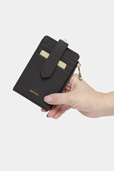 REWİNA Massarelli X Genuine Leather Women's Wallet Card Holder and Anthracite...