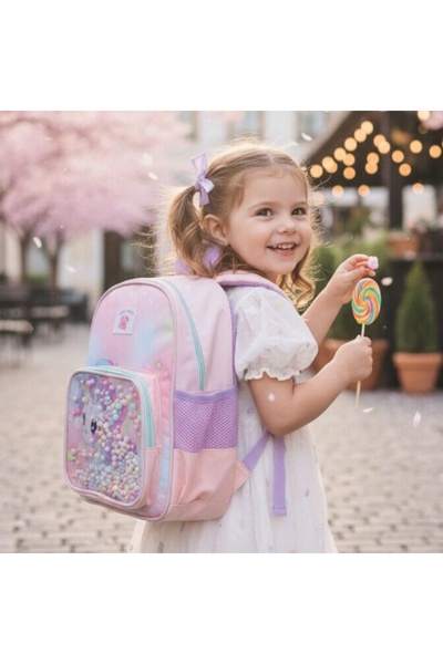 OEM Backpack for kindergarten, school or travel, cute and practical, 33 x 25 ...