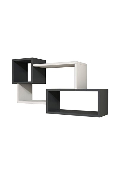 UnicUtil Rafturi perete, Κορνίζα, UnicUtil, 90 x 51 x 20 cm, Alb Gri