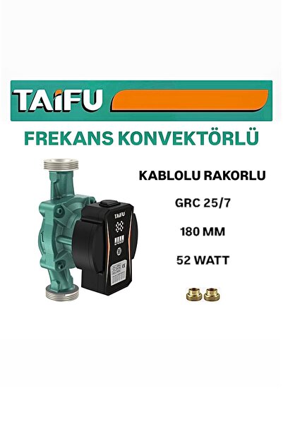 Taifu Grc 25/7 180 mm Frekans Konvertörlü Sirkülasyon Pompası Kalorifer/kombi...