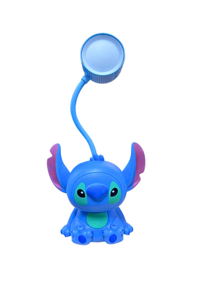 OEM Lampă de birou LED Stitch Albastra, cu încărcare USB, flexibilă, 25 cm