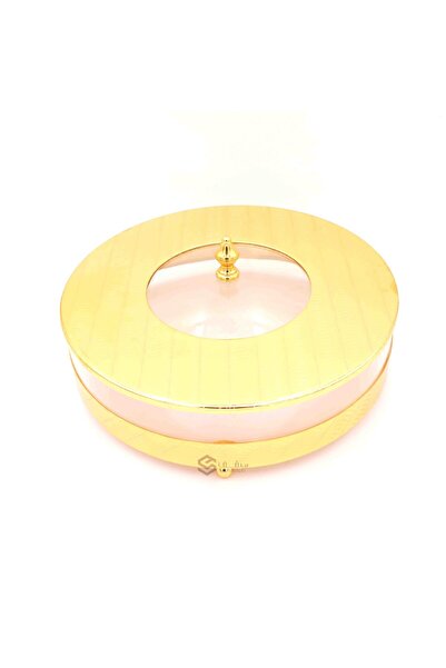 SQF Round gold dessert plates 1.60L