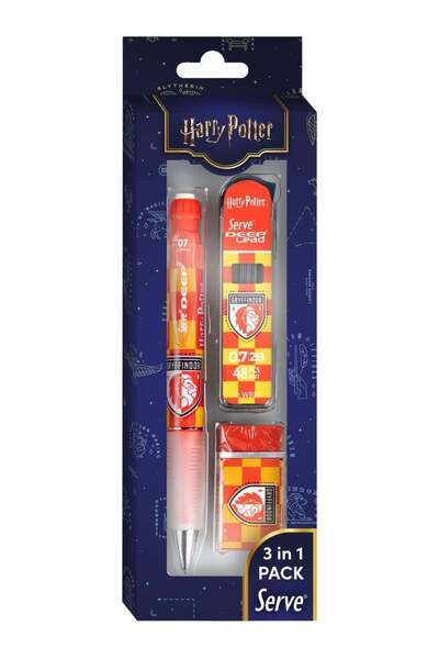 Serve Deep Damalı Harry Potter Gryffindor 3'lü Set