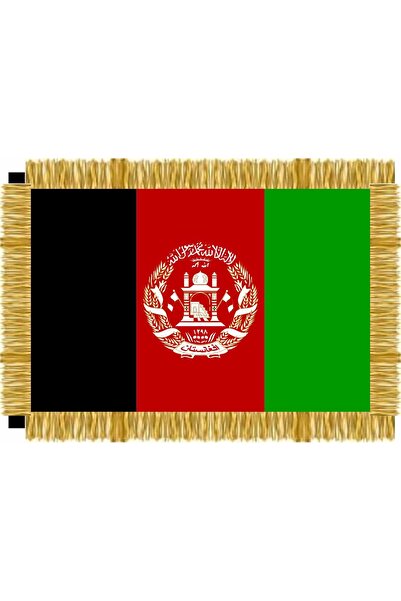 Rekbay Afganistan Gönder Bayrağı Altın Renk Saçaklı 100x150cm