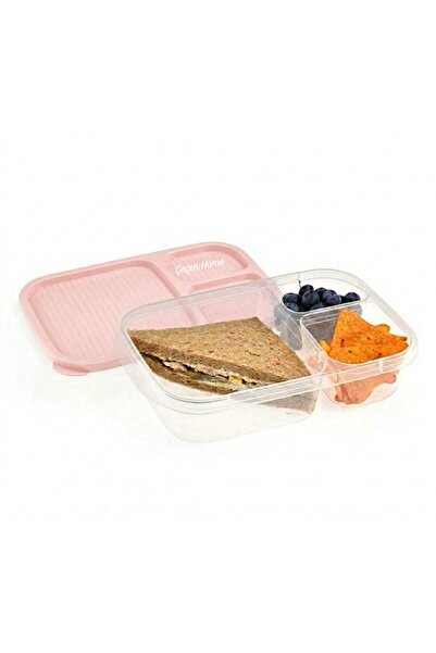 ÇEÇEN HOME (1 Piece) 3-Compartment Storage Container with Lid, Food Storage C...