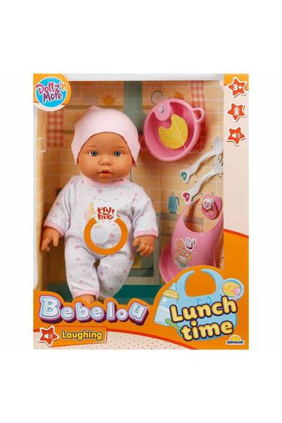 Noriel Baby Doll at the Table, Dollz n More, Pink, 35 cm